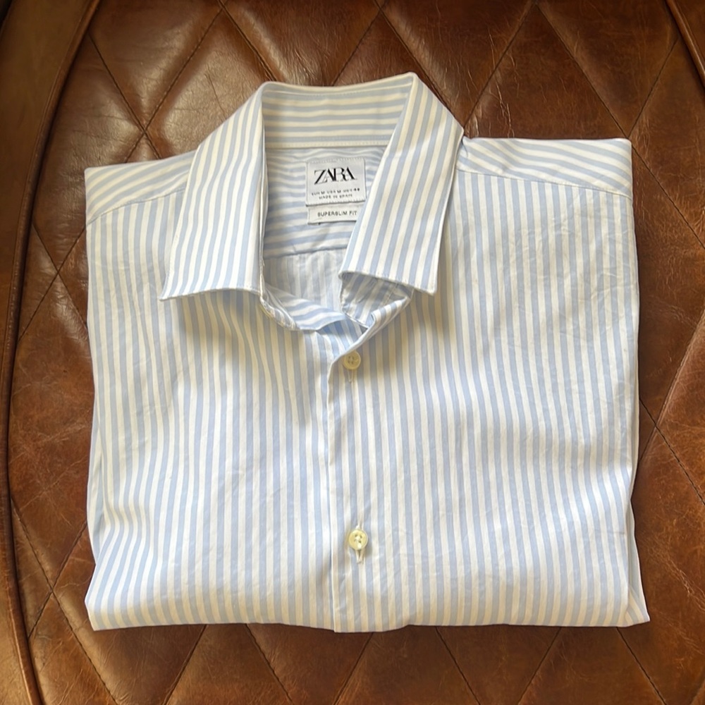 Zara Pinstripe Button Down
